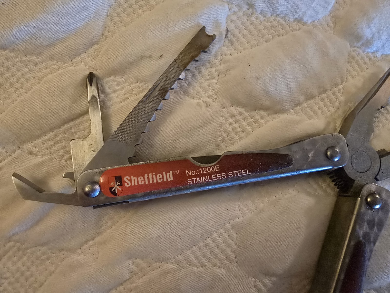Sheffield Multitool Set 4 Piece Missing 2 Pieces Stainless Steel Original Box