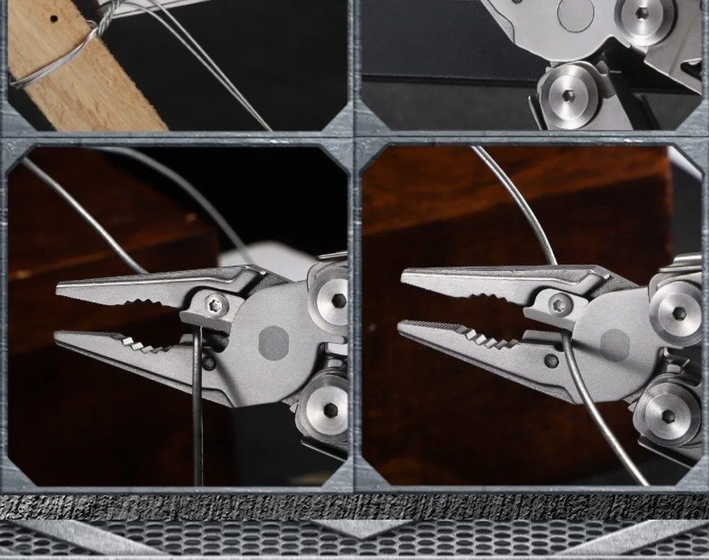Heavy Duty Multitool Pliers Folding EDC Survival Pocket Blade Gear Set w/ Clip