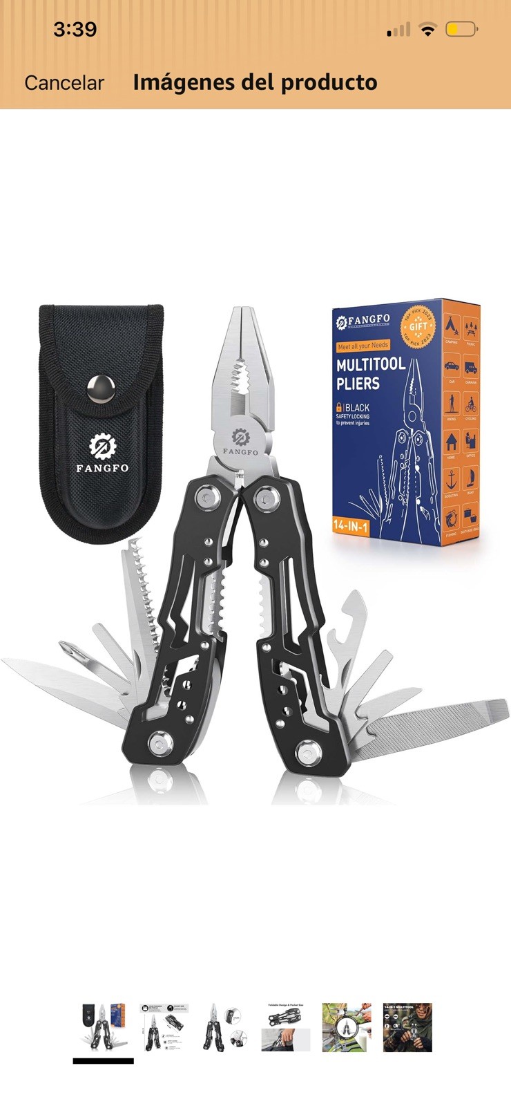 *NEW* Fangfo 14-in-1 Multitool-Everyday, Outdoor, Survival, Camping – IN BOX!