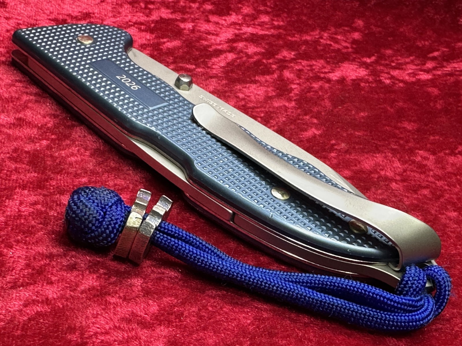 Victorinox Evoke 2026 Limited Edition Glacial Blue Alox Large Swiss Knife (670)