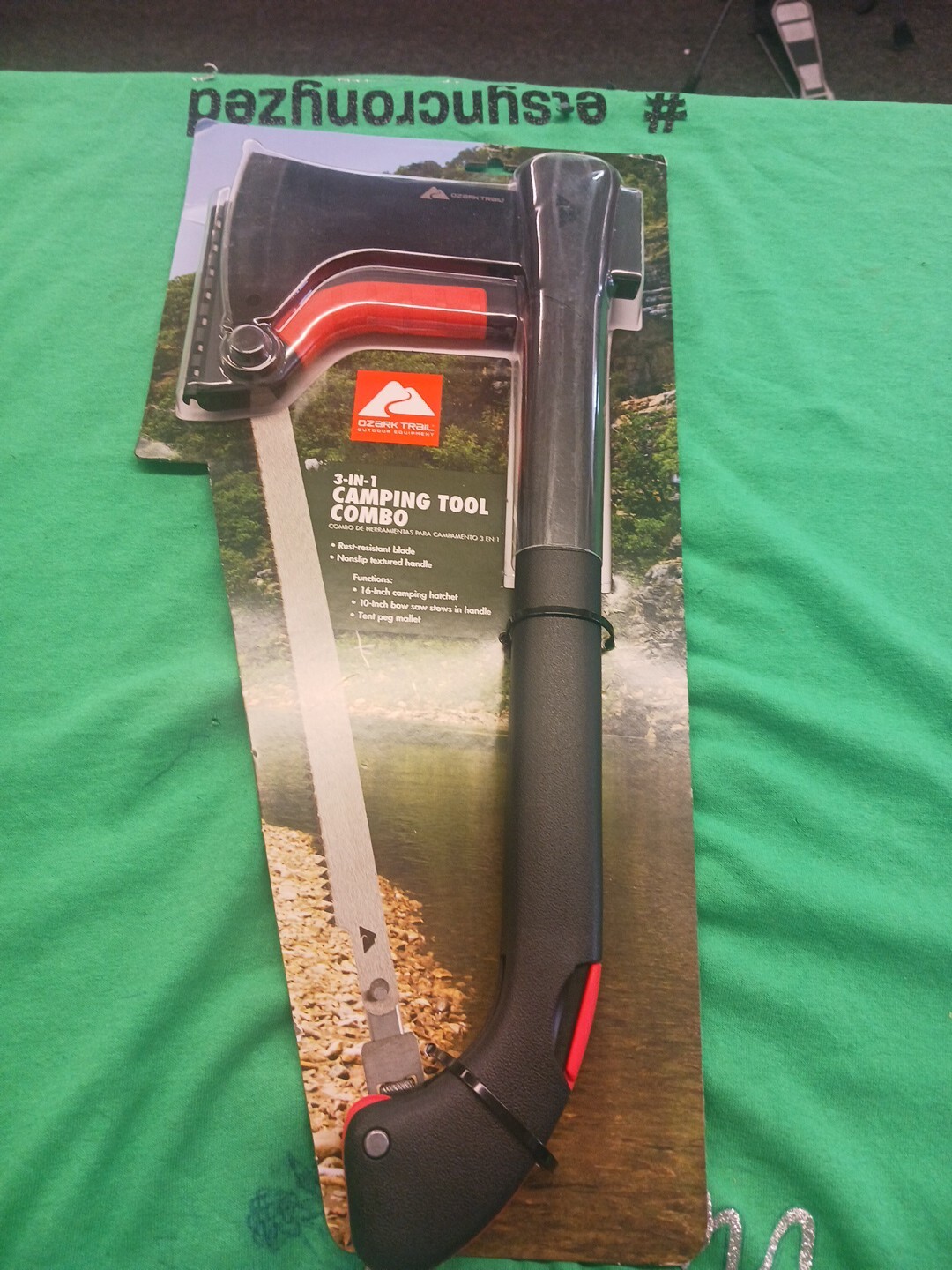 OZARK TRAIL 3 IN 1 CAMPING TOOL COMBO NEW