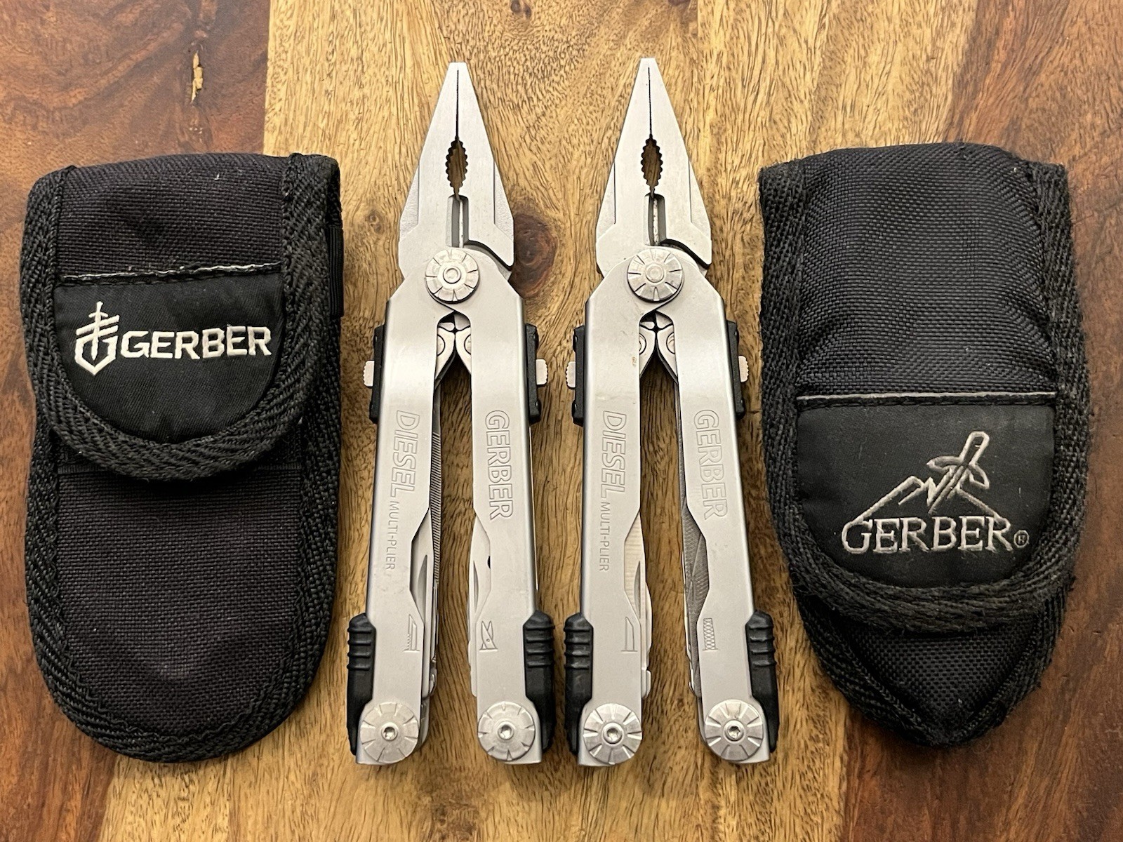 Gerber Multi Tool DIESEL SUPER Nice! w/Gerber Sheath TSA Confiscated (Lot Of 2)
