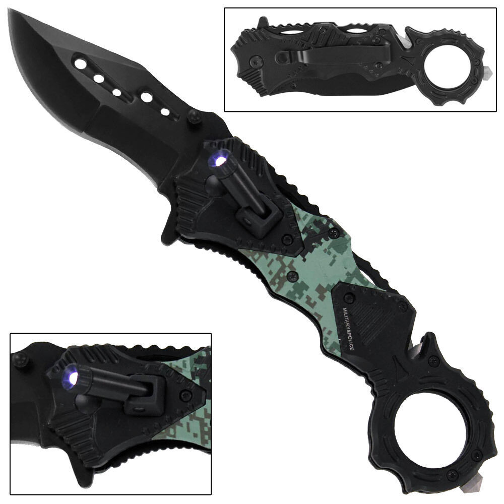 Homeland Floodlight Knife | Tactical Defense Emergency Pocket Military & Police