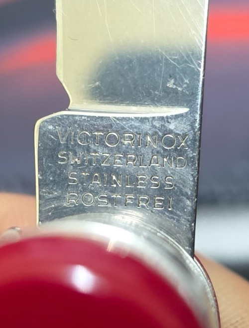 Victorinox Swiss Army Lock Blade Pocket Knife