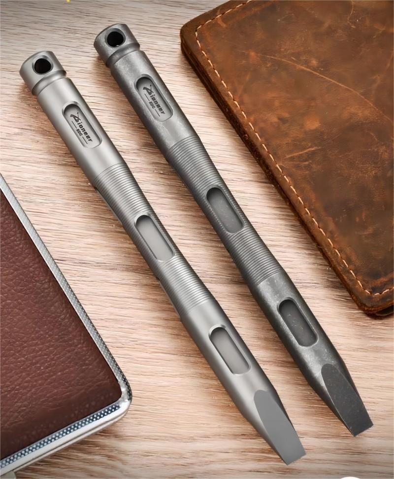 Titanium Pry Bar Crowbar Pocket Tool Keychain EDC outdoor Camping Multi Tools