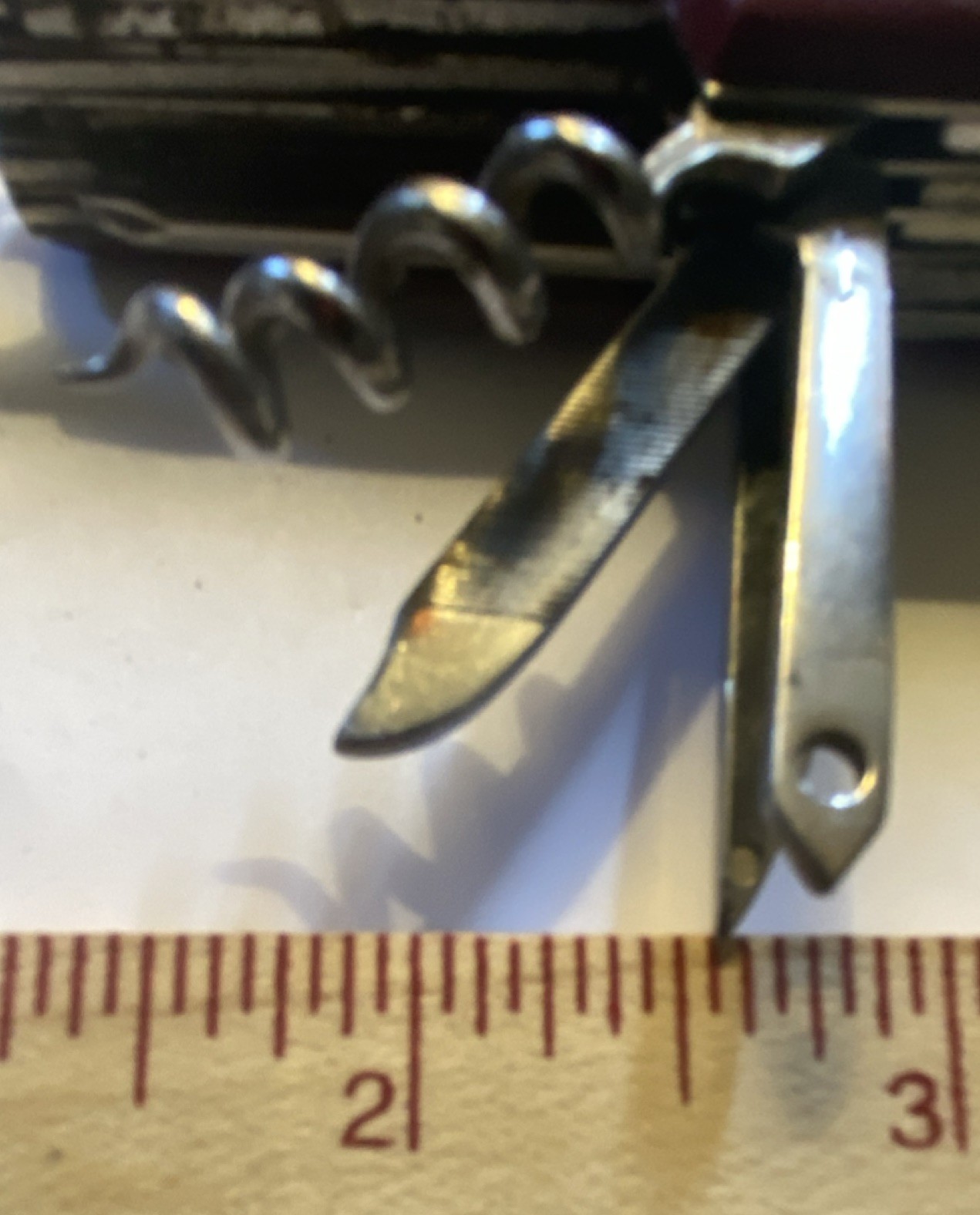Part Two Red Multi-Tool, 10 Tools, Stainless Steel Knife, Scissors, Corkscrew