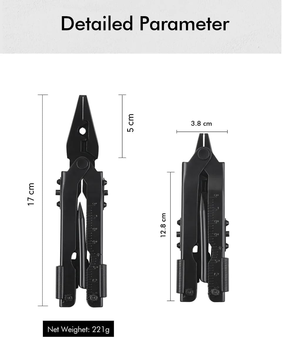 13 In 1 Multifunctional Tools Pliers Screwdriver Wire Cutters Camping Surviva…