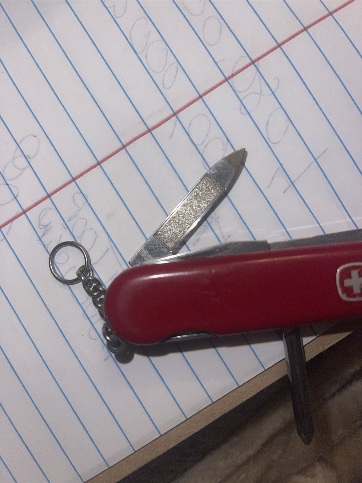 Wenger Delemont Swiss army knife The Yellow Pick Has Broken End As Shown