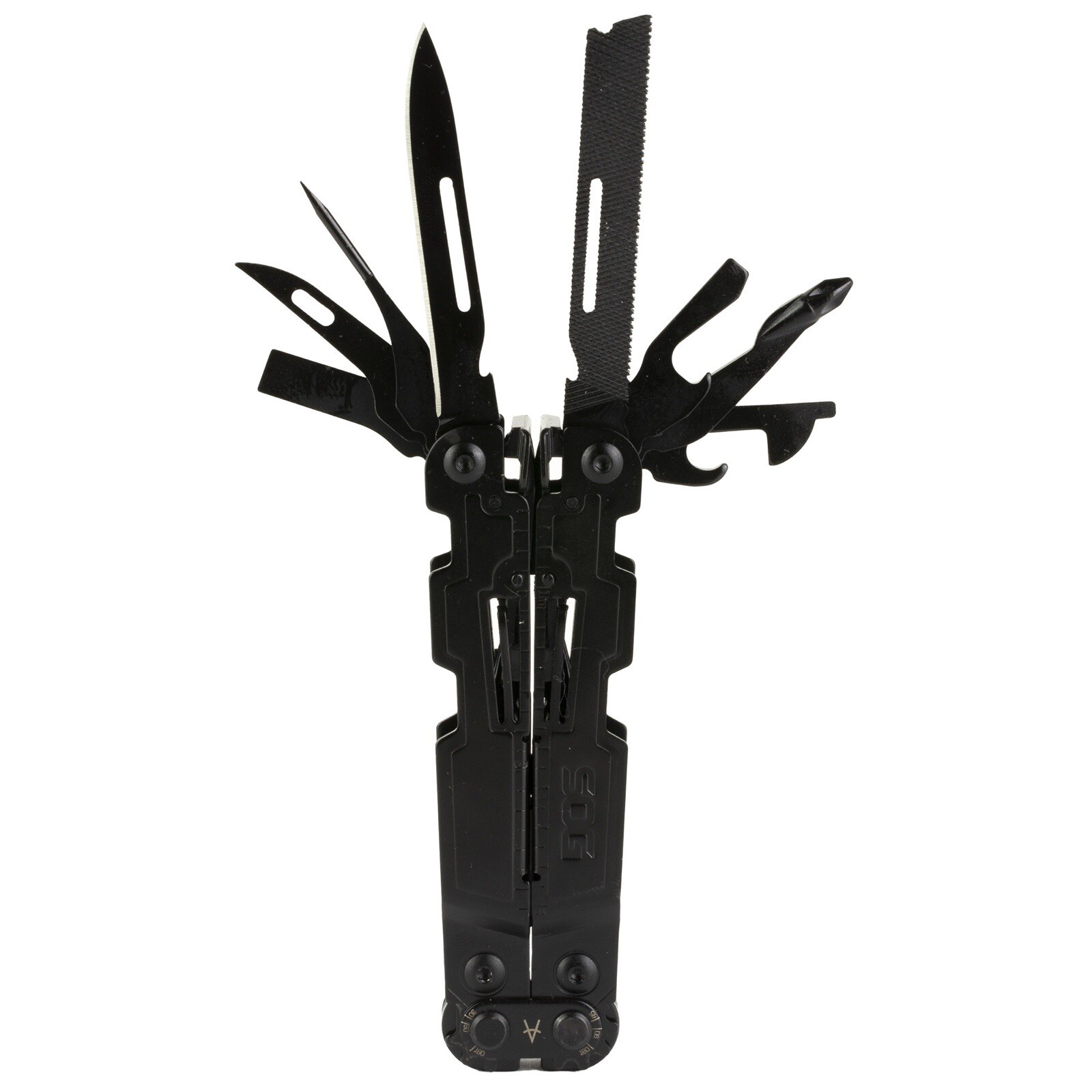 SOG Poweraccess Black Screwdriver Wire Cutters Multi Tool Knife Pliers PA1002CP