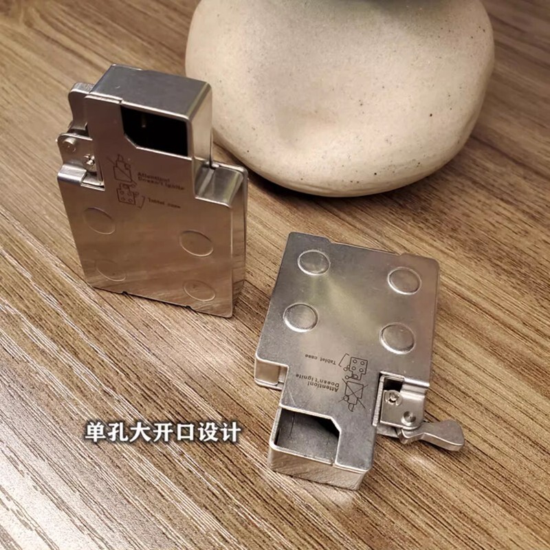 New EDC Stainless Steel Insert Portable Candy Chewing Medicine Box Storage Tool