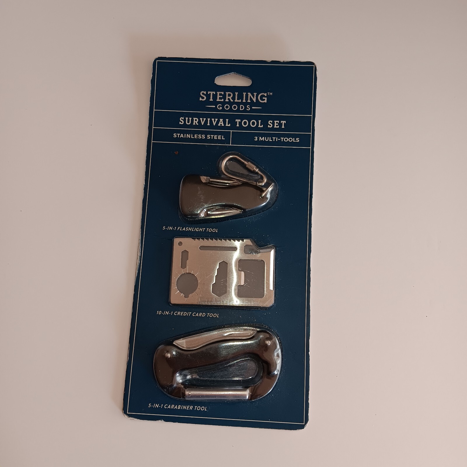 Stainless Steel Survival Tool Set. 3 Multi Tools With 20 Functions Total. By…