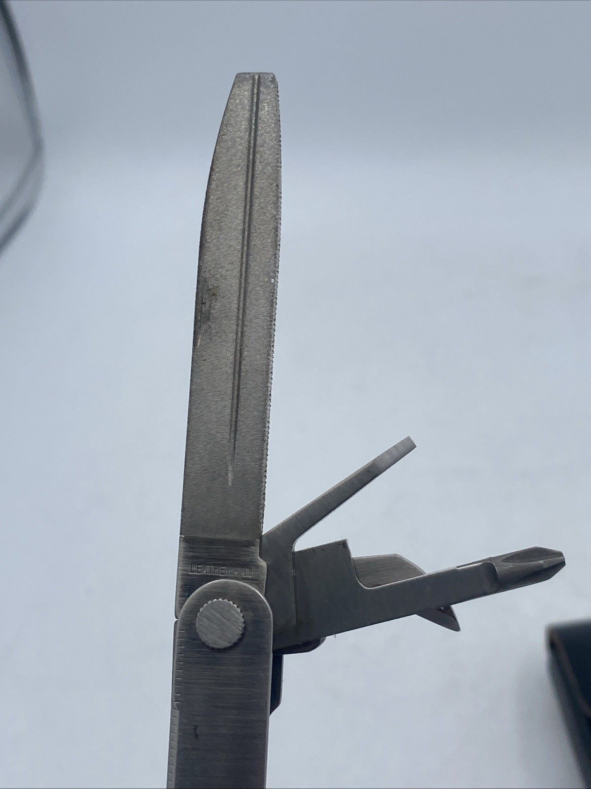 1995 Vtg Original Leatherman Multi Tool Portland Leather Sheath USA Gently Used