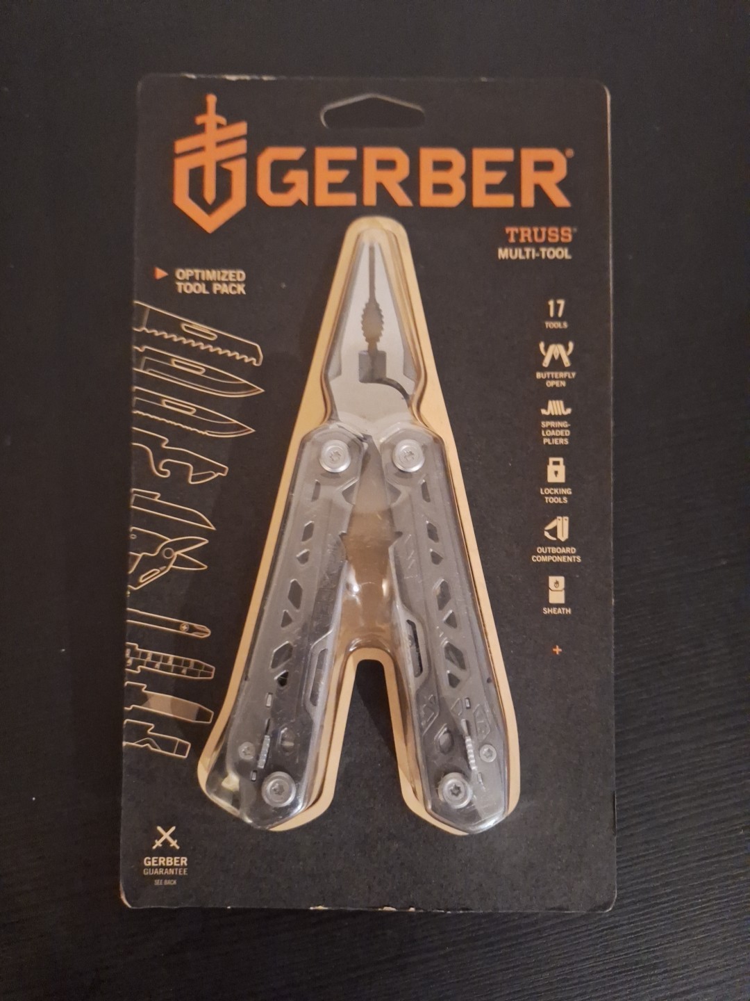 GERBER Blades 31-003304 Truss Multi-Tool Stainless Steel Handles 17 Tools