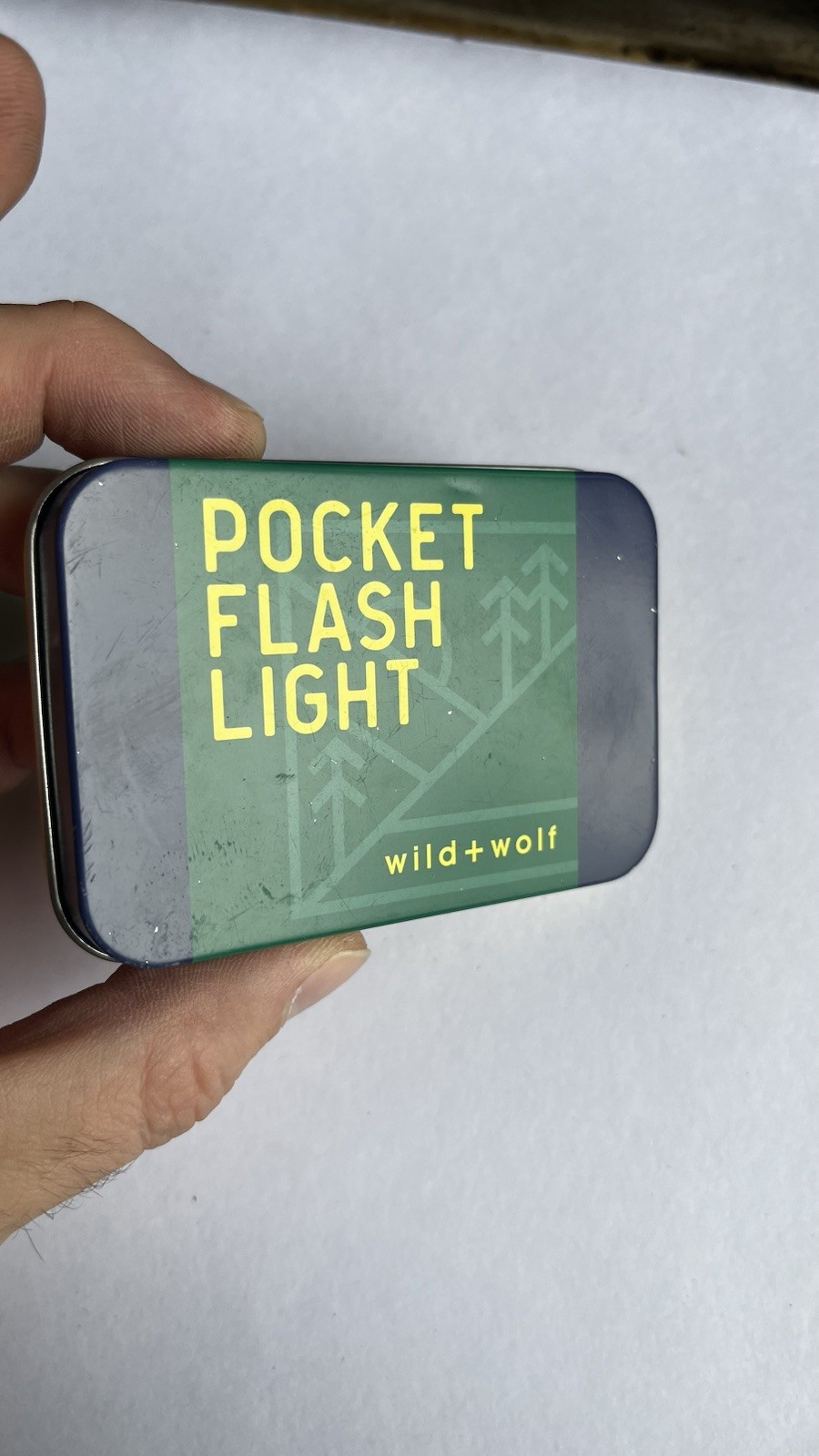 Wild + Wolf Pocket Flashlight Multi-Tool Keychain with LED, Knife&Bottle Opener