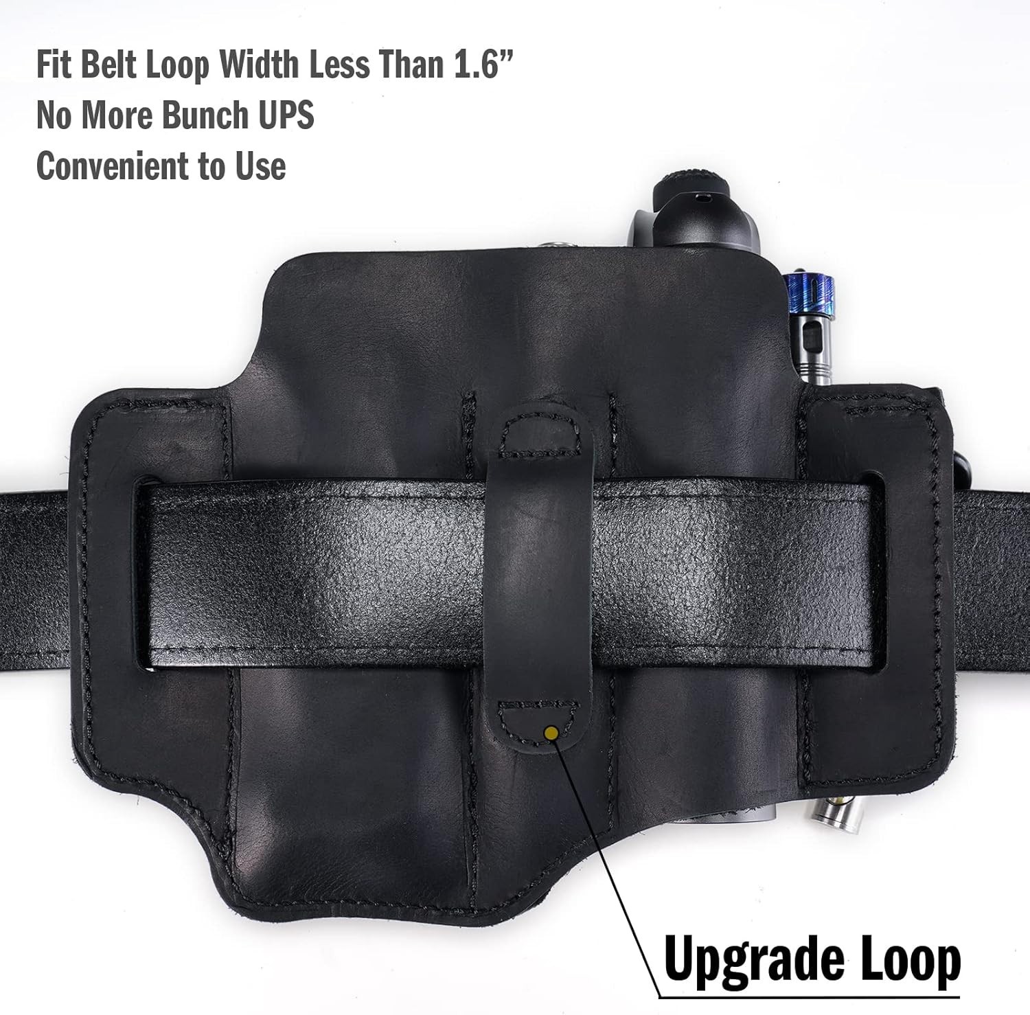 Leather Multitool Sheath EDC Belt Organizer for Leatherman Tools