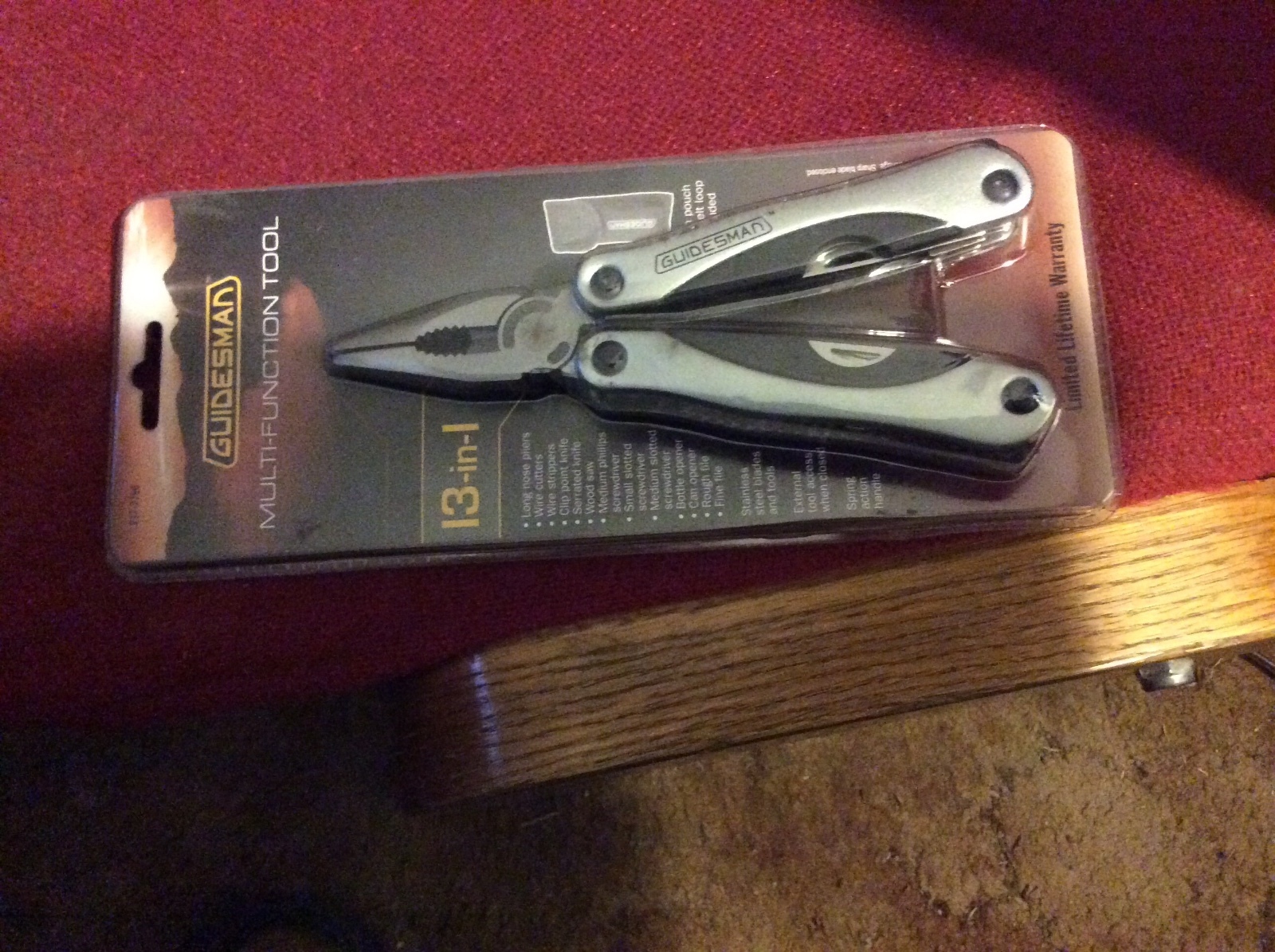GUIDESMAN MULTI-FUNCTION TOOL 13-in-1 LIMITED LIFETIME WARRANTY