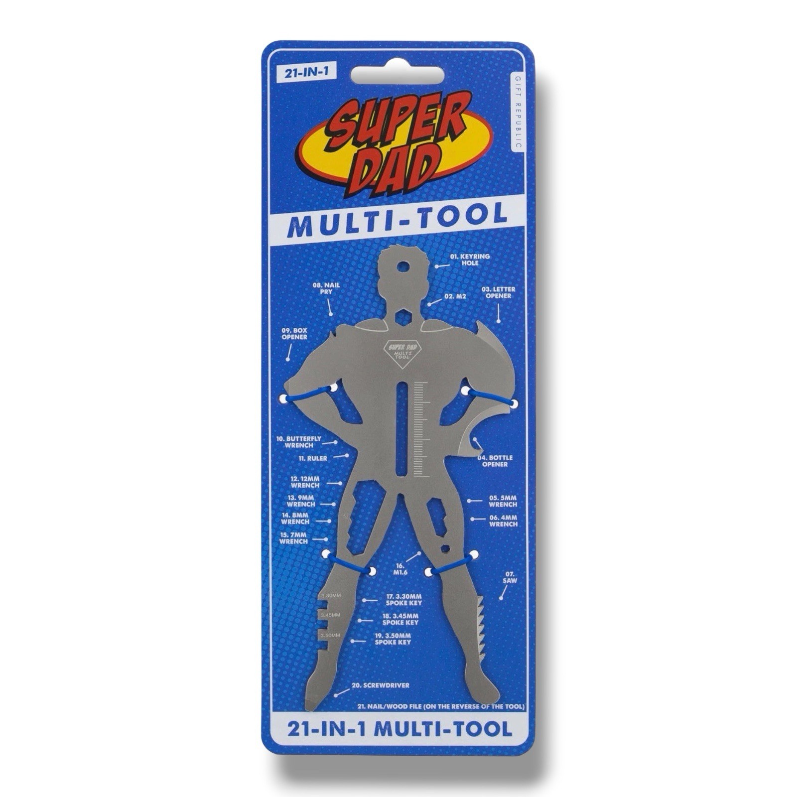 Gift Republic 21-in-1 “Super Dad” Multi-Tool