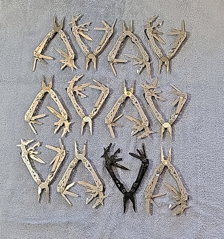 Gerber Suspension NXT Multi Tools – LOT OF 12 – Pliers, Scissors, Knife, File