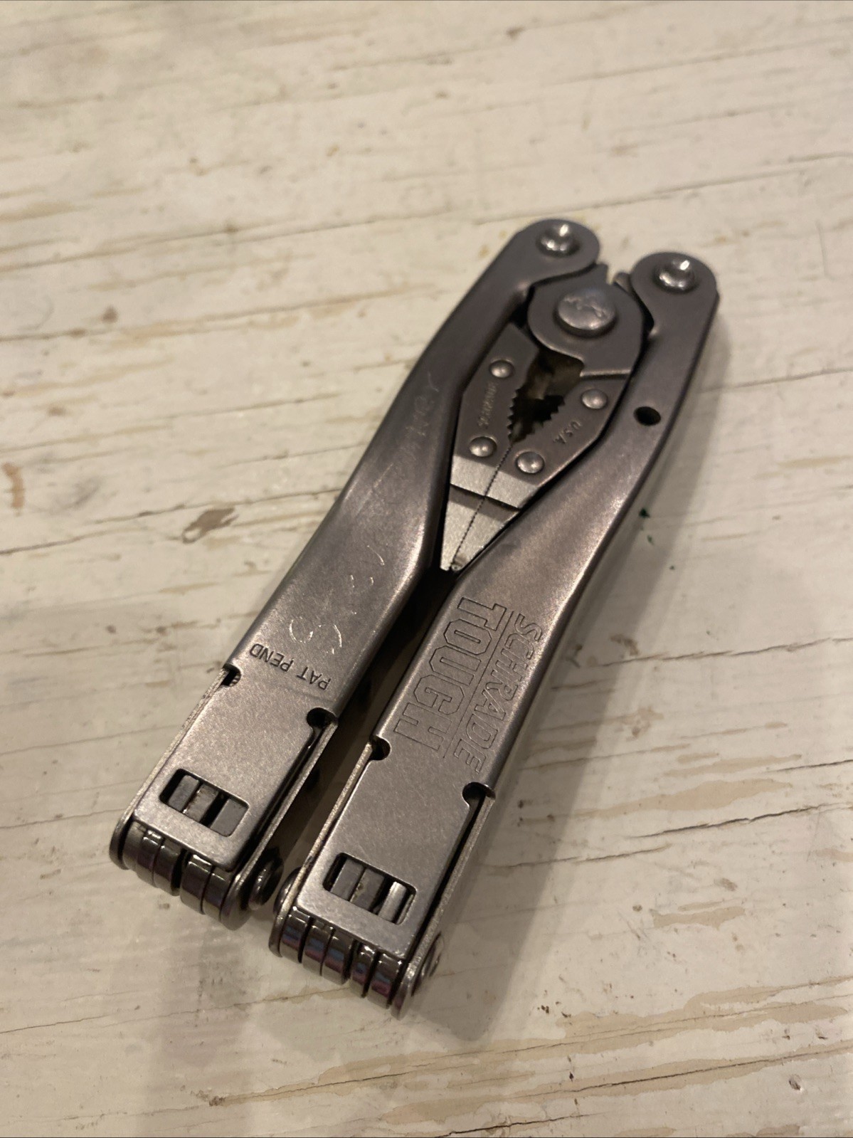Vintage Schrade Tough Multi-Tool USA Knife Butterfly Pat Pend READ