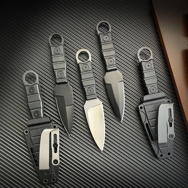 Outdoor Straight Knife High Hardness SurvivalKknife Camping EDC Portable