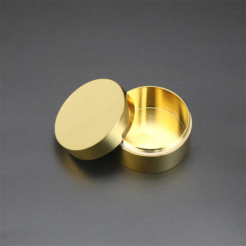 Titanium Pill Holder Case Container Jewelry Organizer Waterproof Tea Storage Box