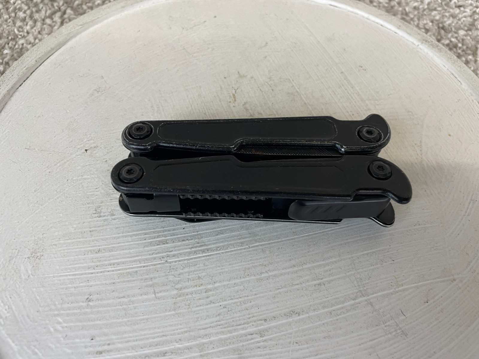 Hyper Tough Multitool Heavy Duty Stainless Steel Non Slip Grip Black