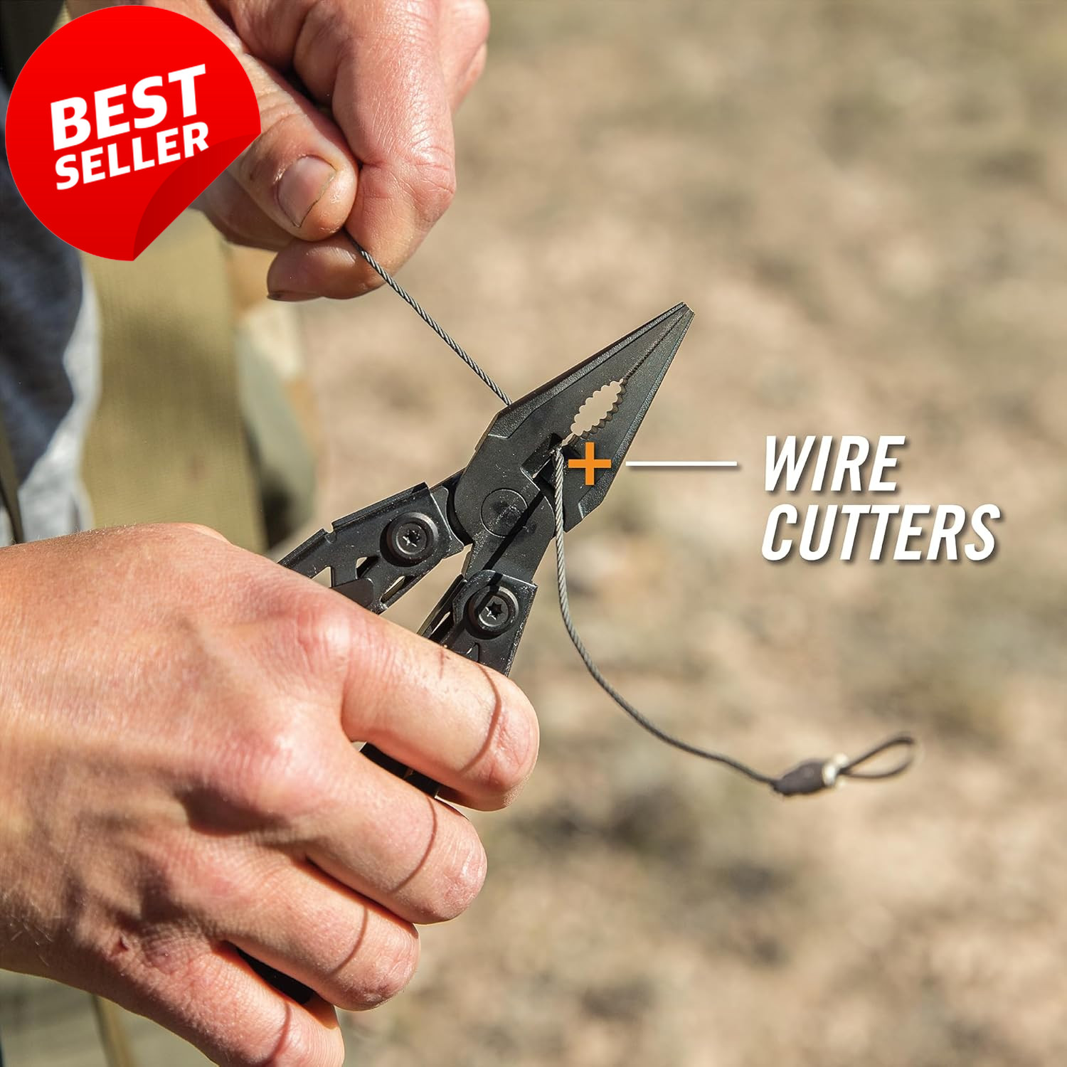 15-in-1 EDC Multi Tool w/ Knife Pliers Wire Stripper Stainless Steel Gear – US