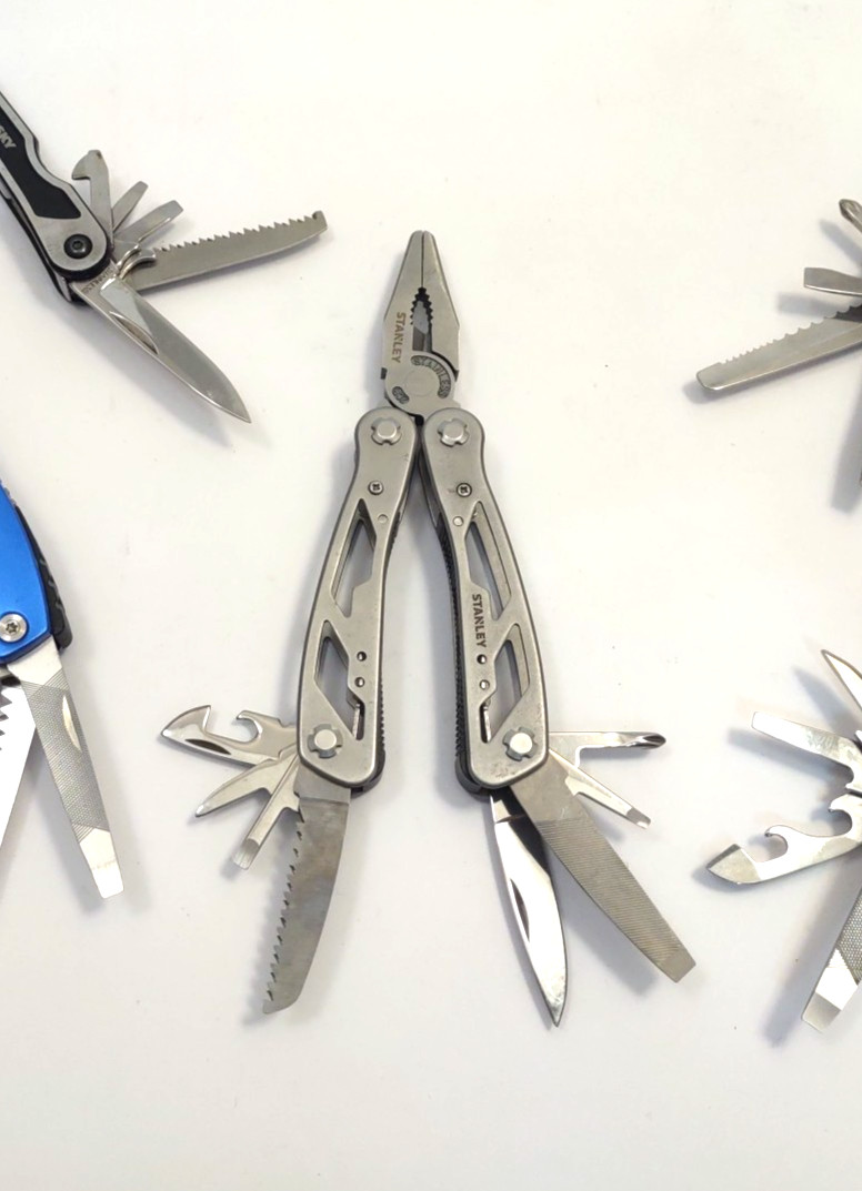 Lot of 5 Multi Tools Husky Protocol Stanly Rover Tac Multi Tool