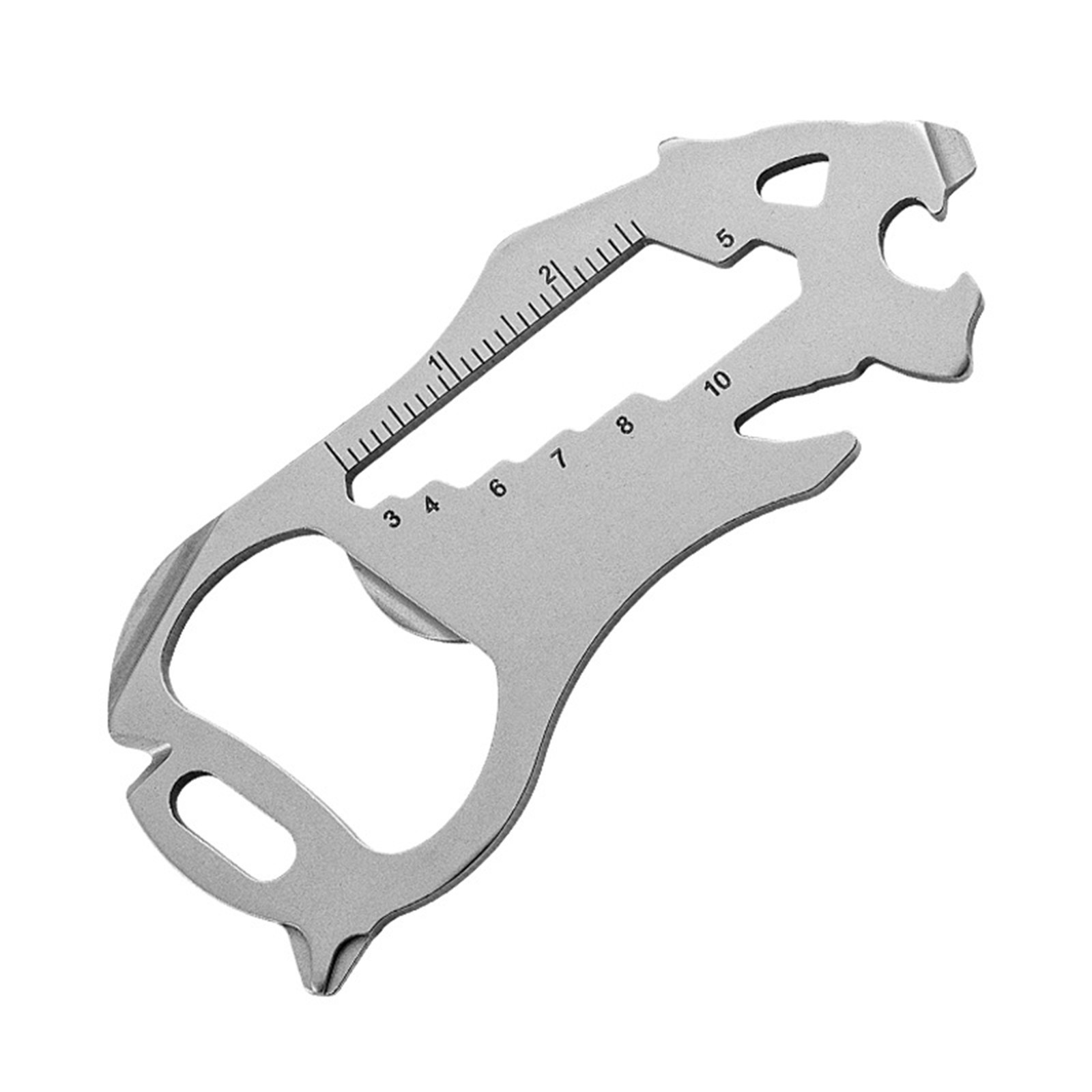 Hiking Outdoor Keychain Multitool Screwdriver Stainless Steel Tool Card