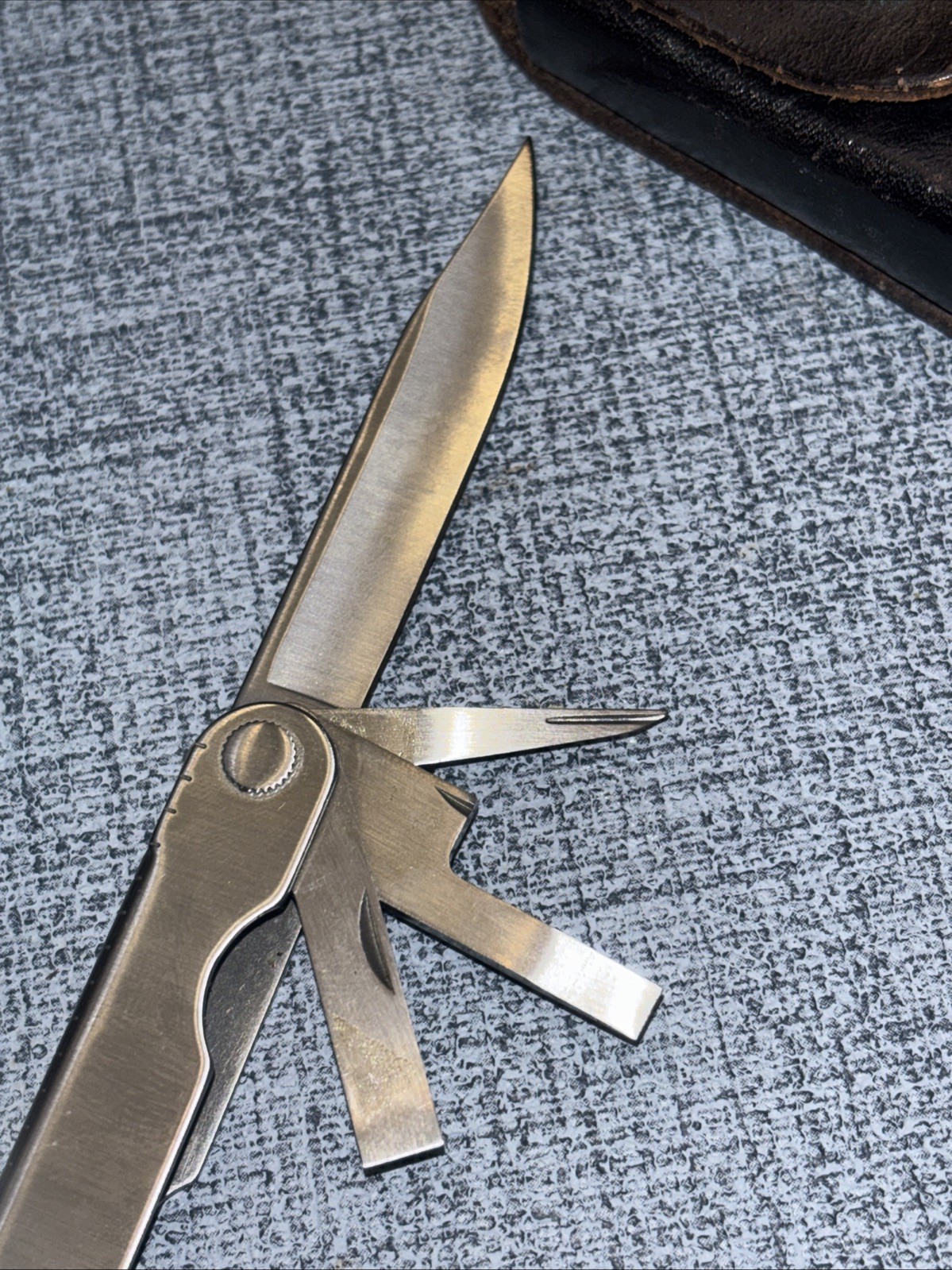 Vintage Original Leatherman Tool US Leather Sheath Great Condition