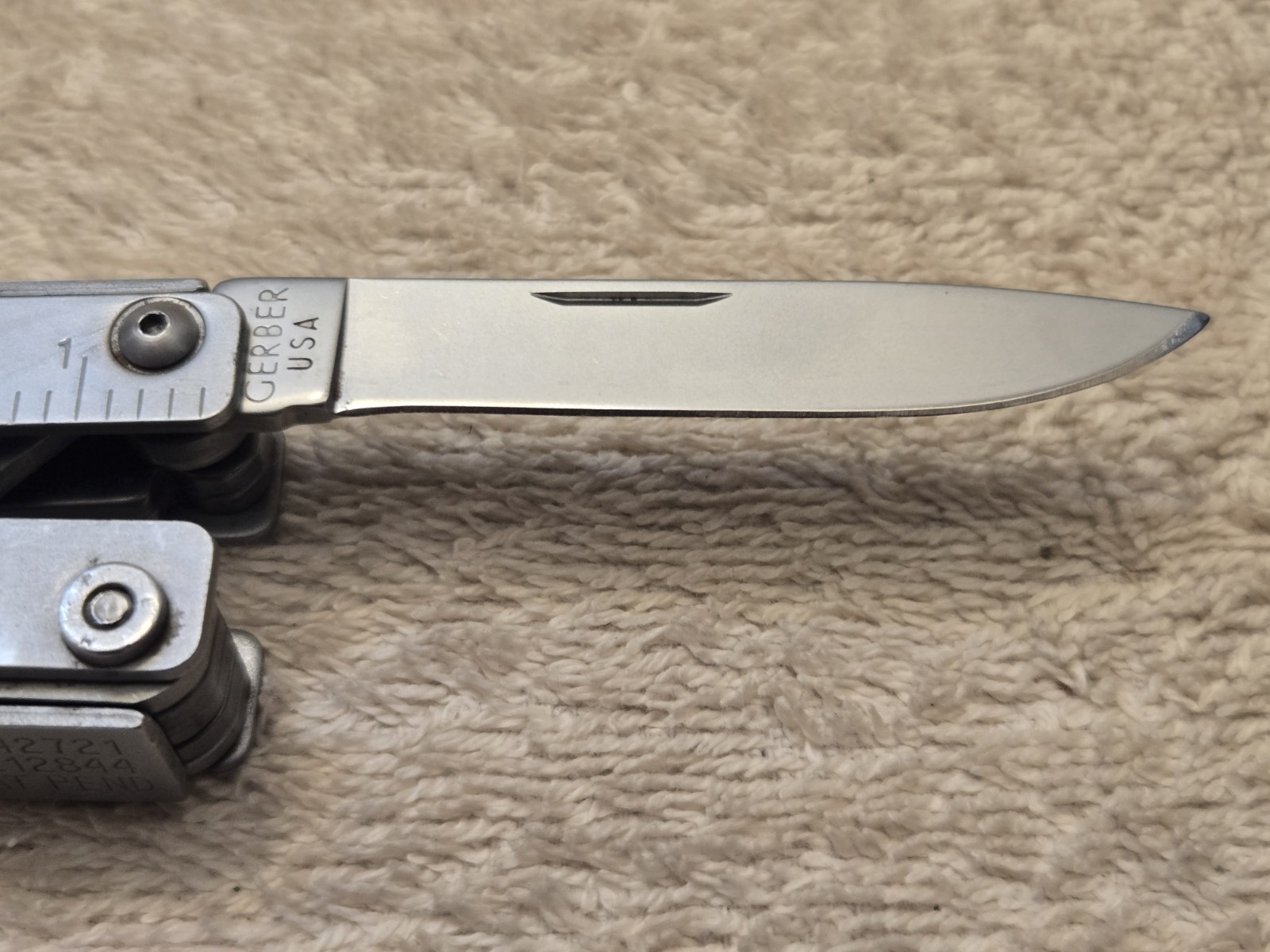 Vintage Early Gerber Multi-Plier Multi-Tool Knife, Blunt Nose Pliers