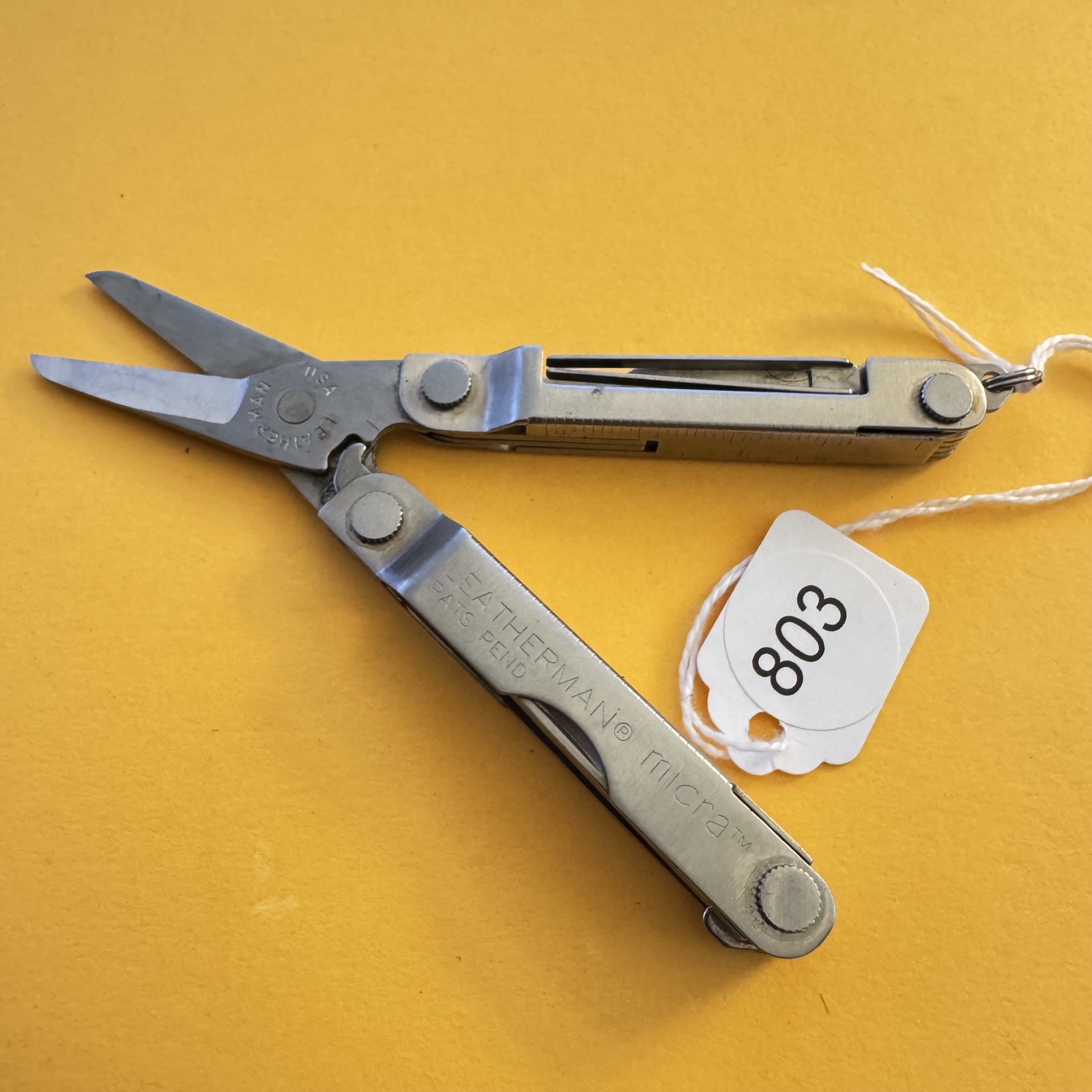 Leatherman Micra Multi Tool Pocket Knife Scissors Stainless EDC #803