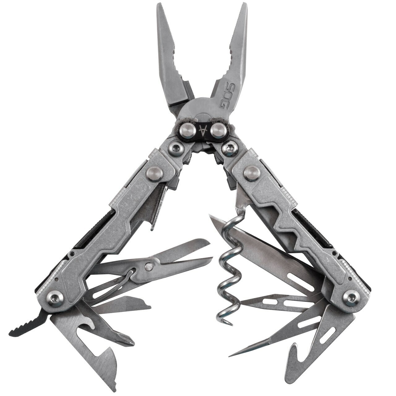 SOG POWERLITRE MULTI-TOOL COMPACT MULTITOOL 18 TOOLS #PL1001-CP
