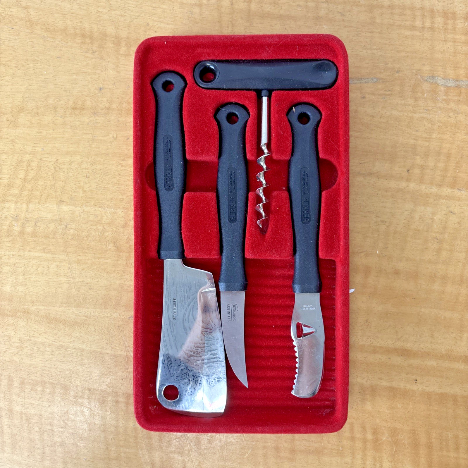 GERBER 3054 Gadget Gift 4pc Stainless Bar Set
