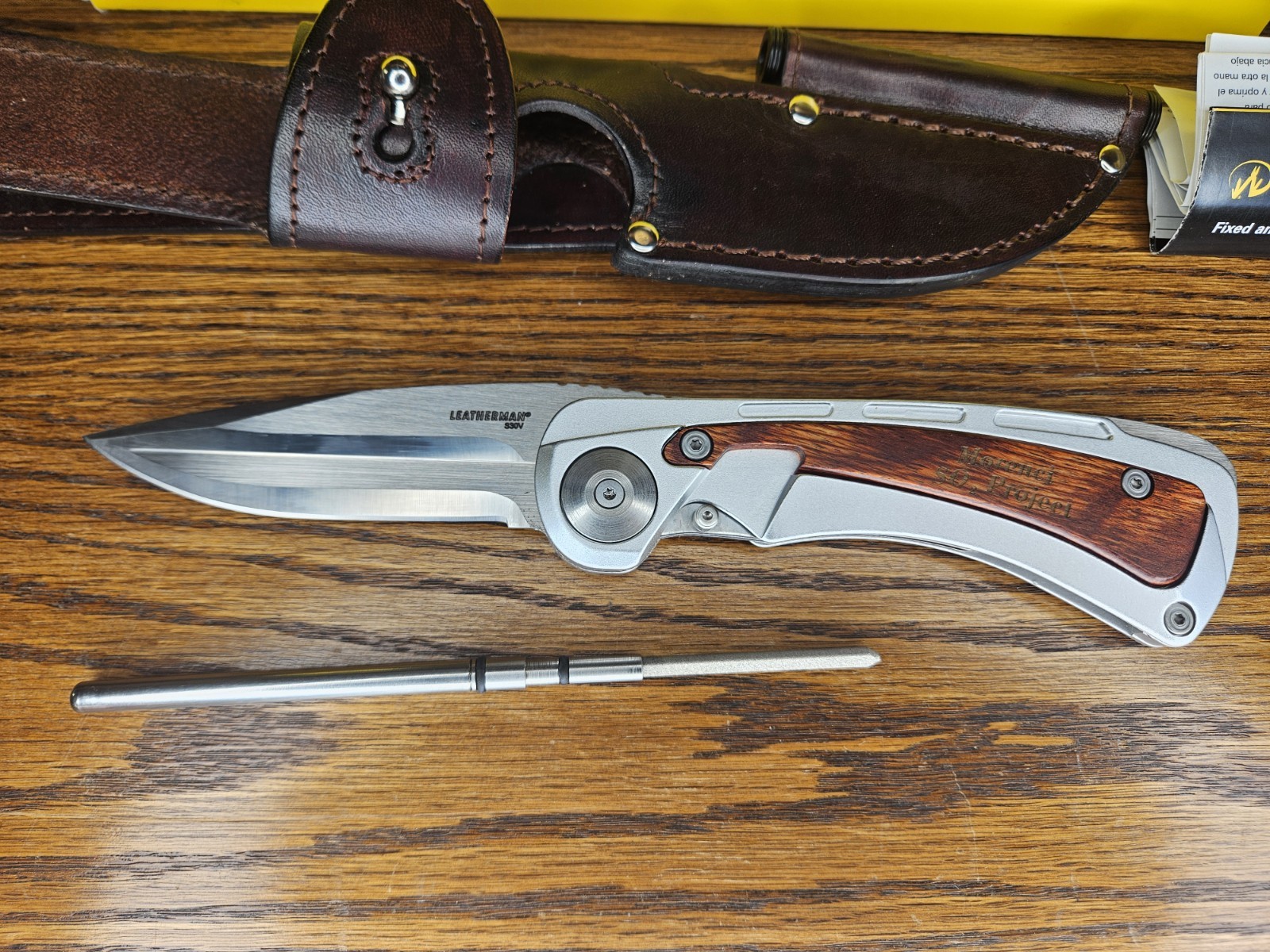 Leatherman Steens Fixed Blade Knife Multitool Saw Gut Hook – Discontinued – 032