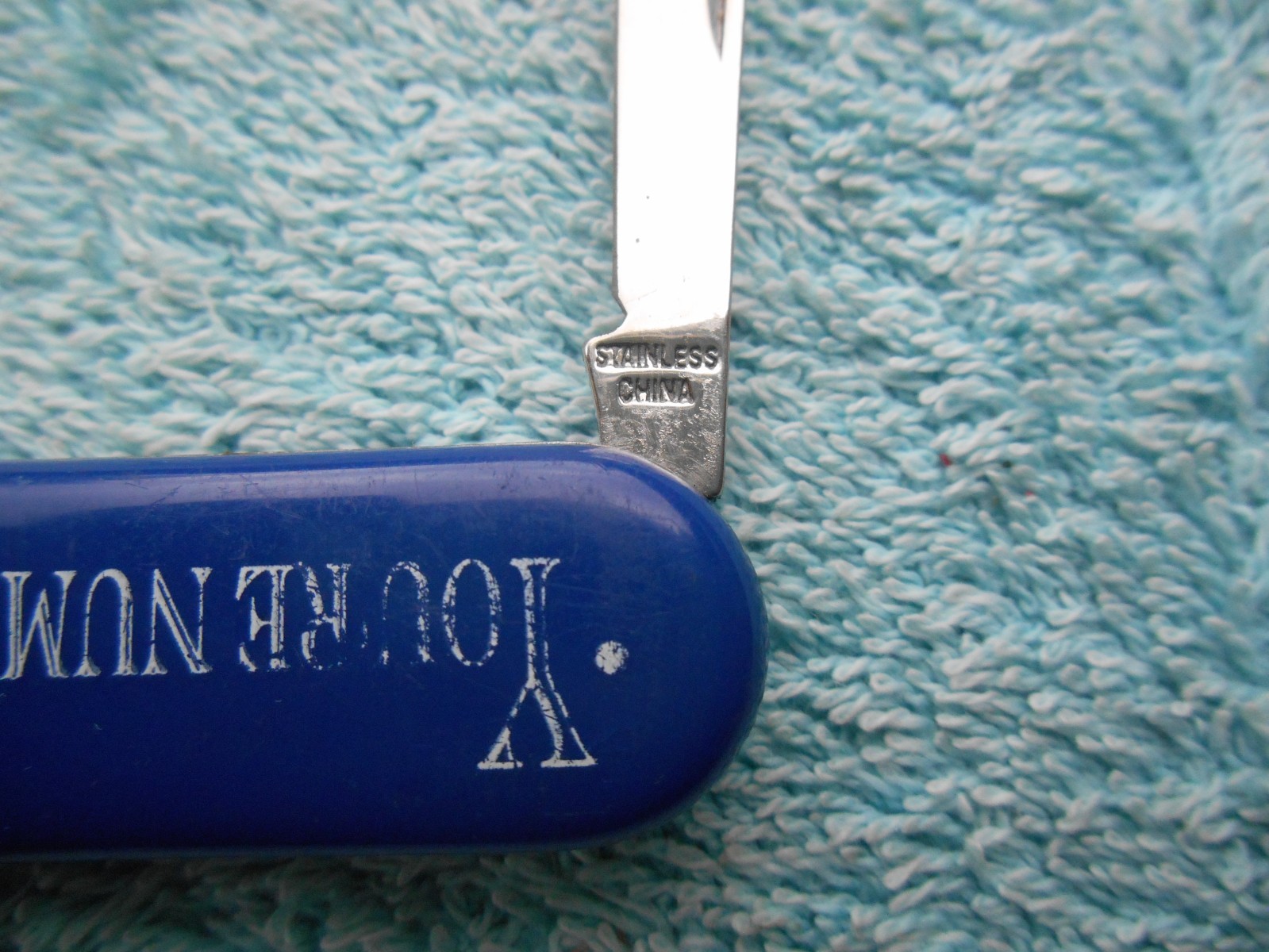 MULTI TOOL POCKET Knife 5 Function BLUE Stainless China DAD, YOURE NUMBER ONE!