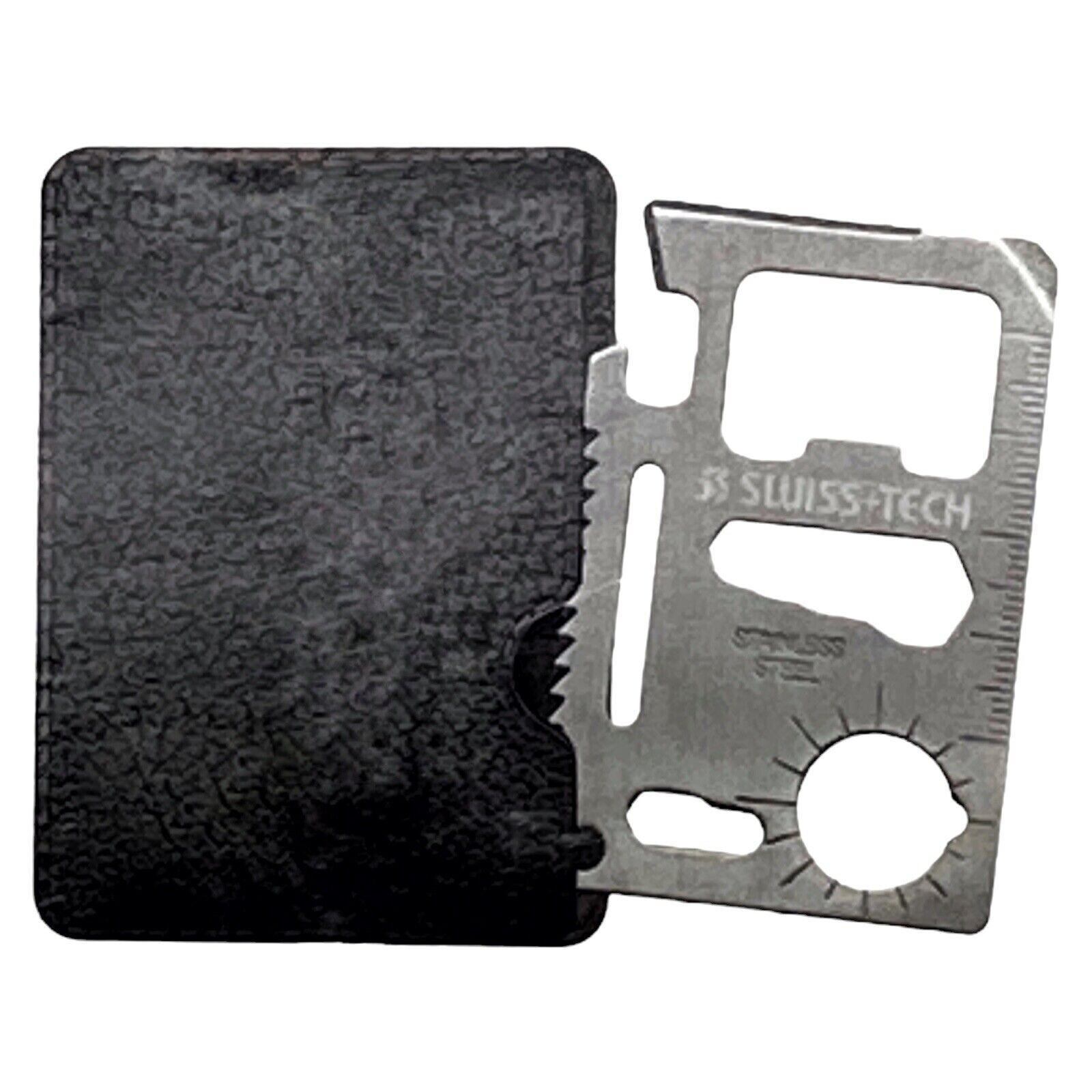 SWISS + TECH CREDIT CARD MULTI TOOL STAINLESS STEEL Survival 11/1