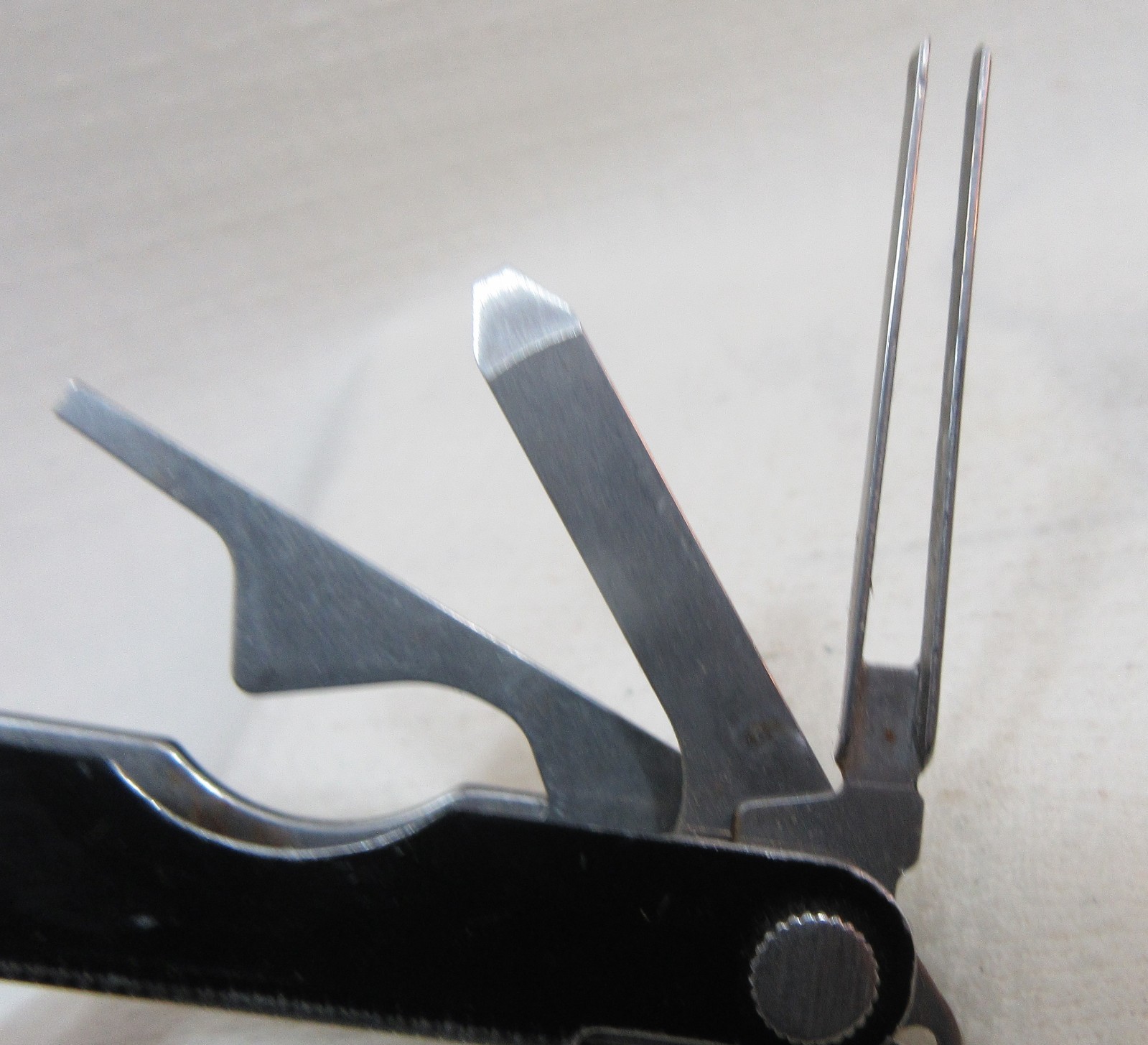 Leatherman Micra Multi-Tool, Knife, Scissors, Key Ring, Black Inscribed