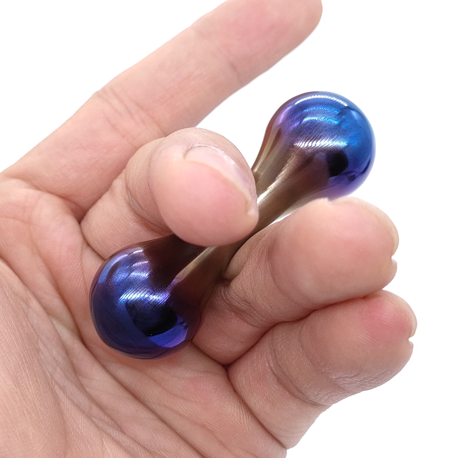 EDC Solid Titanium Decompression Finger Top Begleri Skill Stress Knucklebone Toy