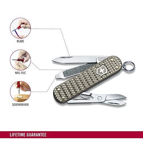 Victorinox Classic SD Precious Alox Swiss Army Knife Compact 5 Function Swiss