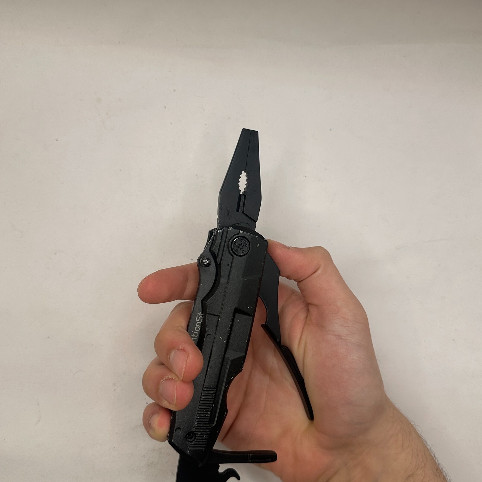 QuntionSt Pocket Knife Multitool Lock Screwdriver Camping Fold 7″