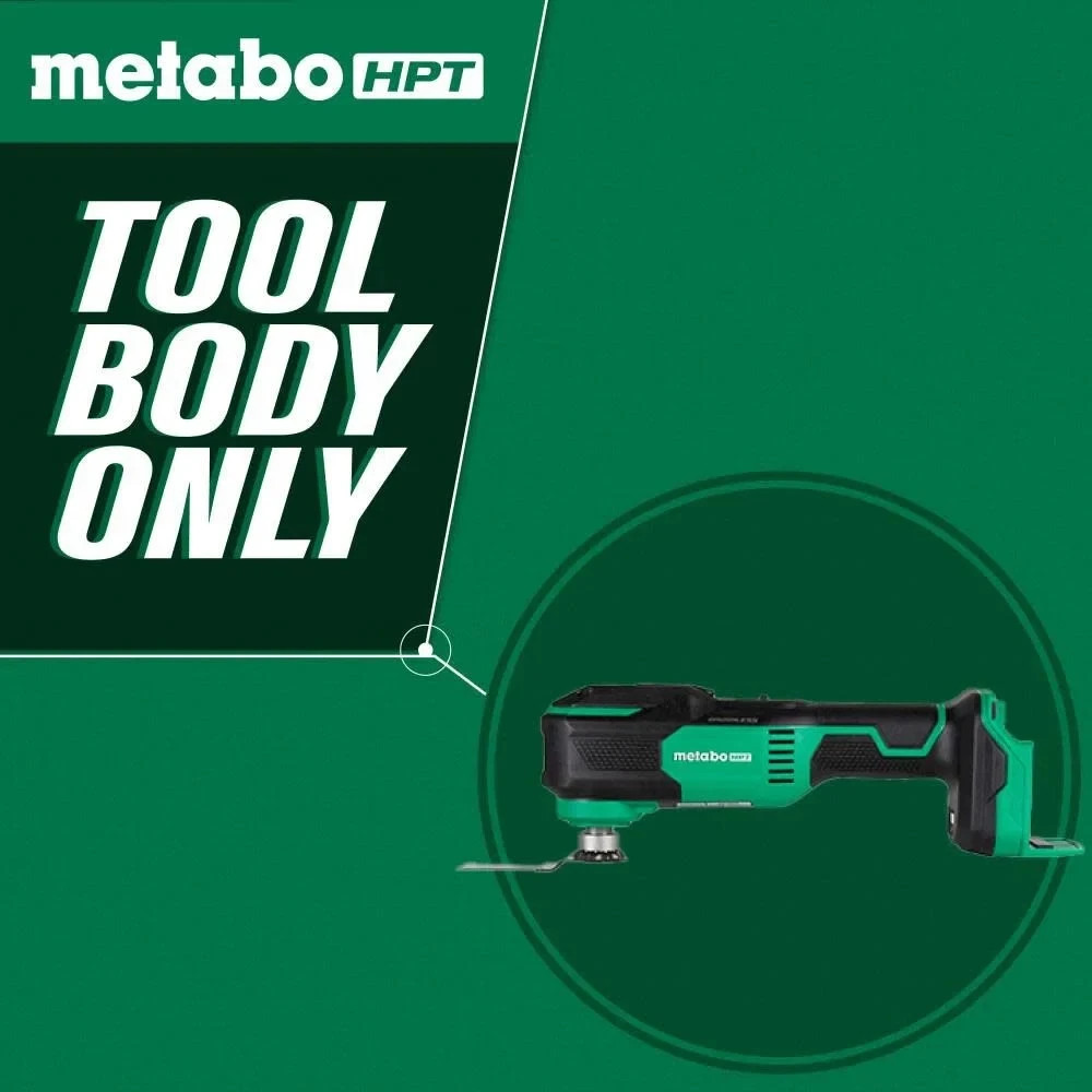 Metabo Hpt Cv18Daq4 18V Multivolt Cordless Oscillating Multi-Tool (Bare Tool)