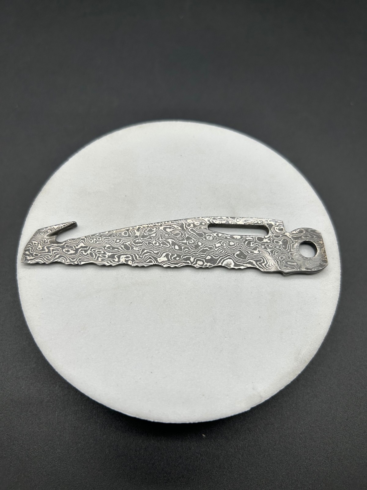 VG10 Damascus Saw Blade for Leatherman SURGE – 60 HRC Replacement EDC Upgrade