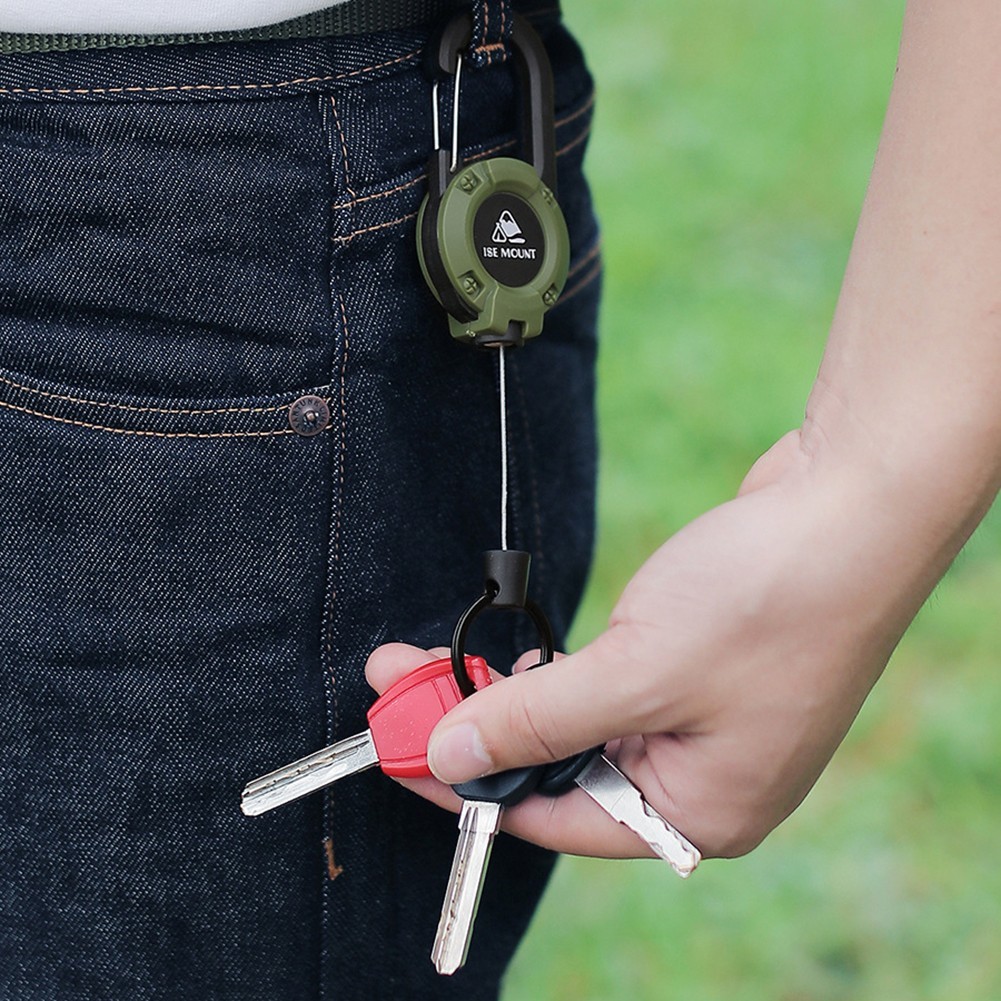 Versatile Keychain with Metal Key Ring Holds Your Keys and Essentials Securely