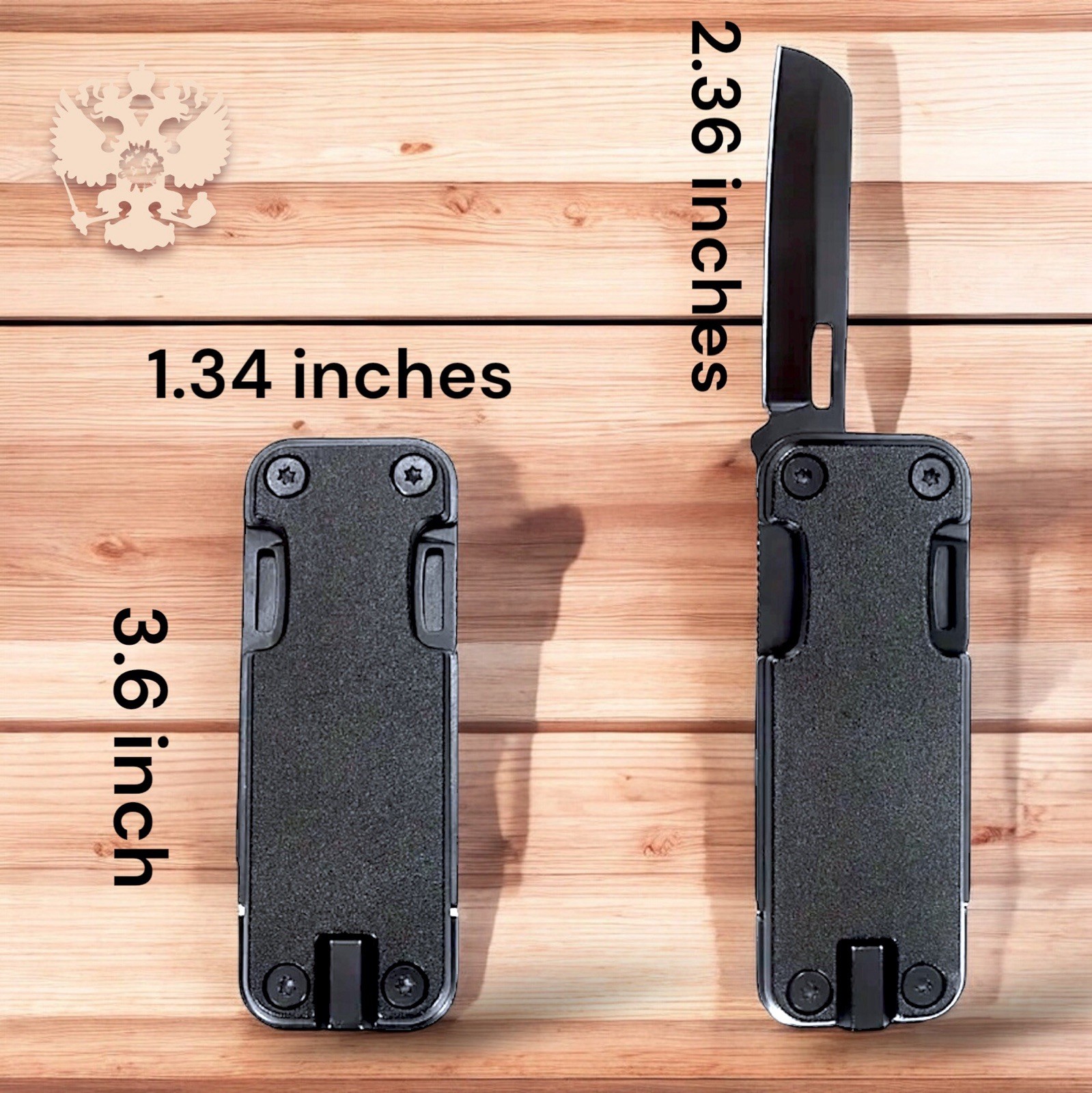GHK “THE TOOL POD” Ultimate EDC Compact Multitool – 440 Steel Pocket Knife NEW
