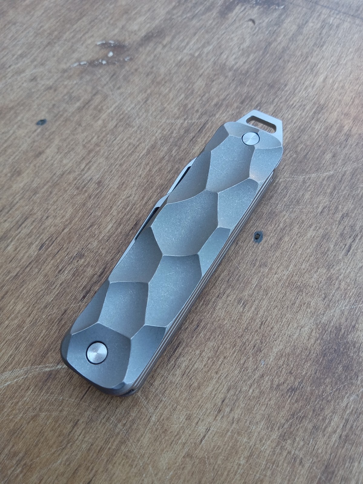 Ainhue AU001 Titanium MultiTool Utility Knife with Bottle Opener RARE Pockettool