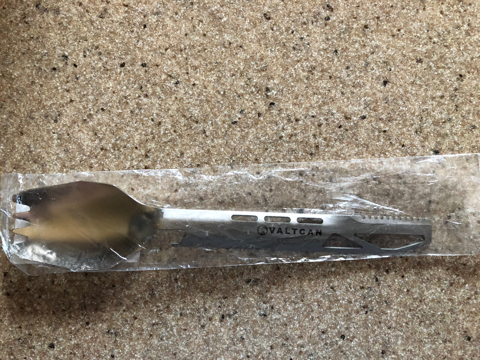 Valtcan Titanium Cyberspork Fork Bottle Opener Utensil Camping Hiking Military