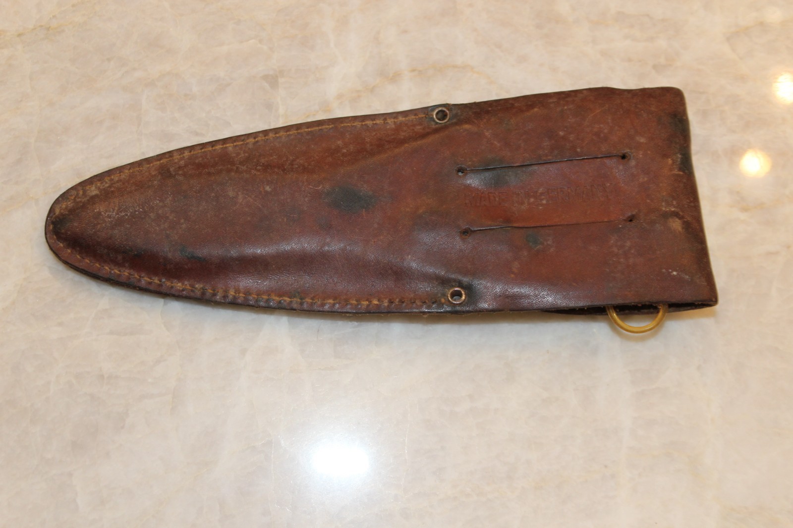 Vtg ABC Solingen Germany Stainless Steel Fishing Multi tool w/ Original Sheath