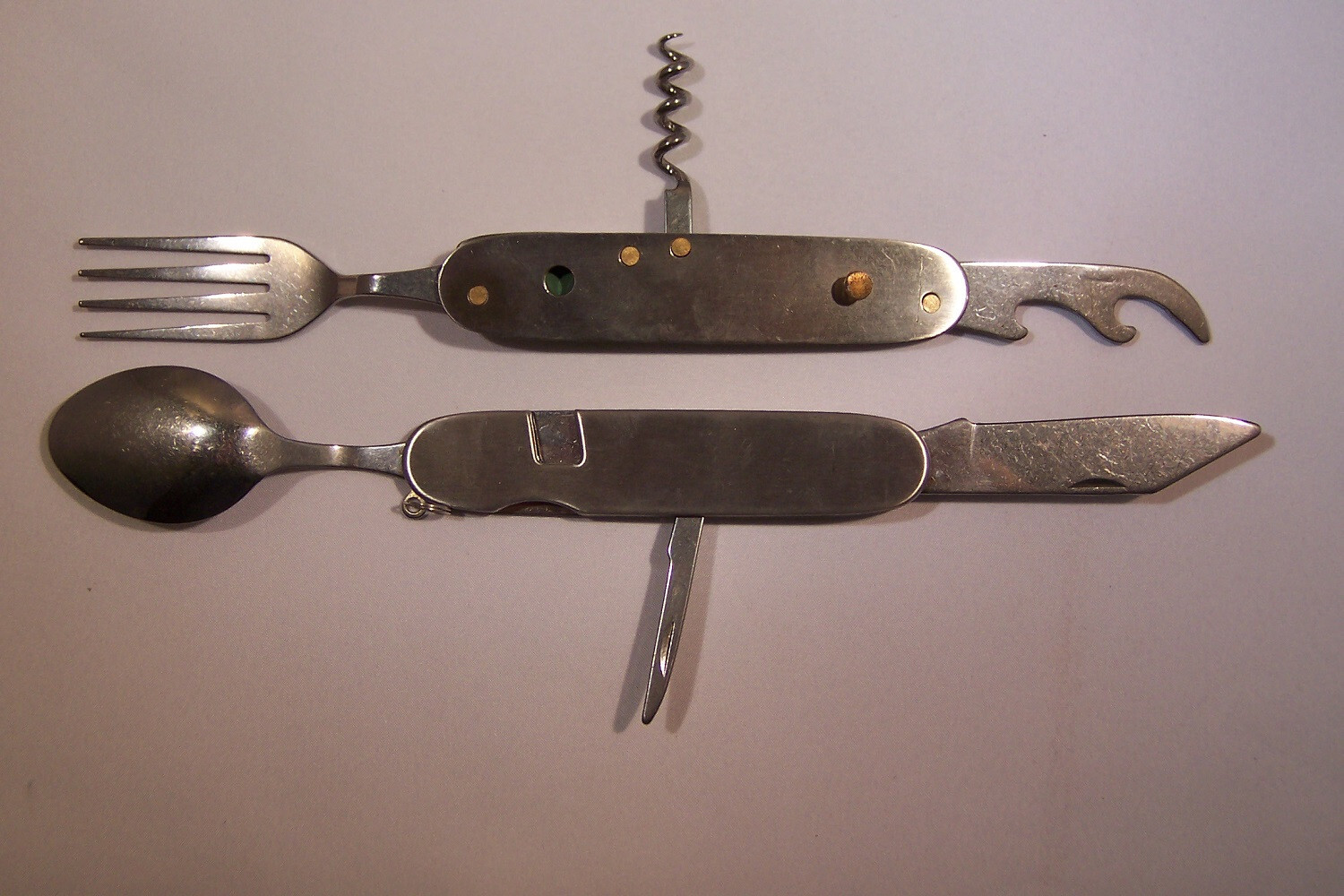 MULTI-FUNCTIONAL SURVIVAL HOBO POCKET KNIFE W/ SHEATH STAINLESS 7pc CAMP TOOL