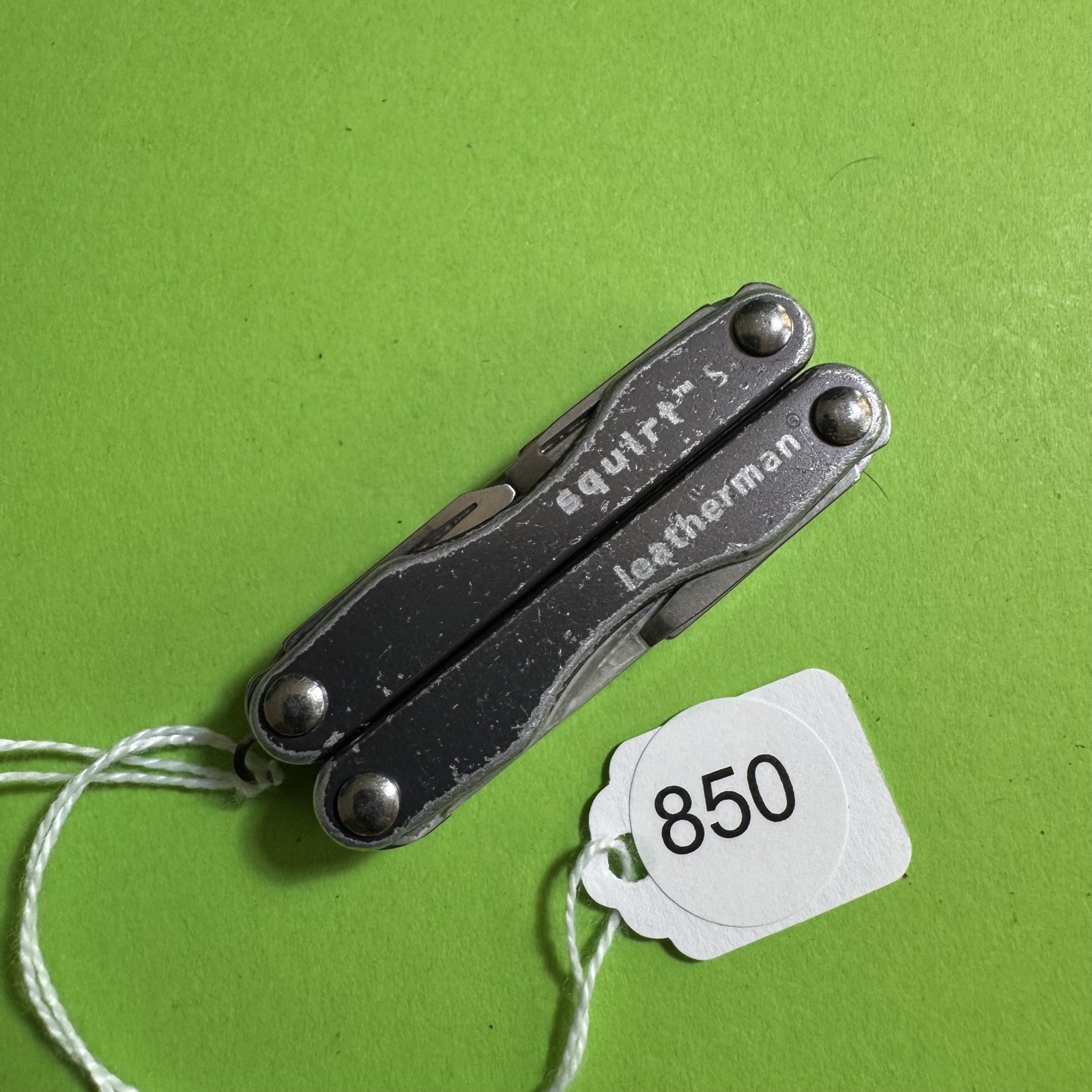 Leatherman Squirt S4 Multi-Tool Scissor Pocket Knife EDC Grey Stainless #869
